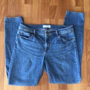 LOFT Curvy Skinny Ankle Jeans